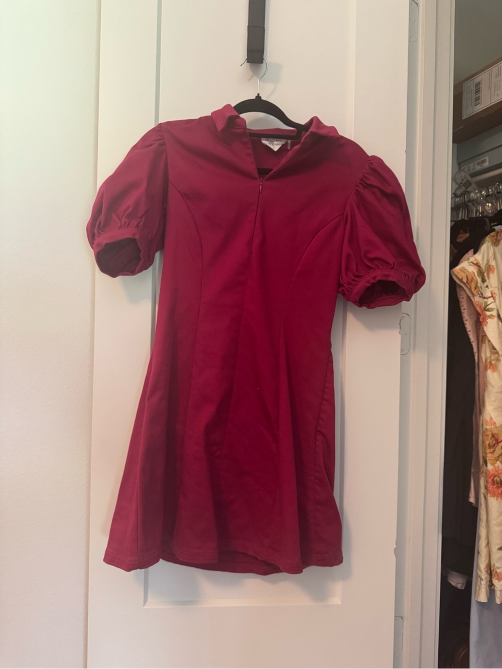 Tuckernuck Hyacinth HousePuff-Sleeve Mini Dress - Picture 3 of 4